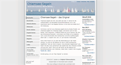 Desktop Screenshot of chiemsee-segeln.de